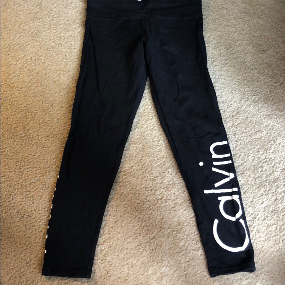 Black Calvin Klein leggings